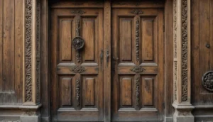 vieille porte en bois