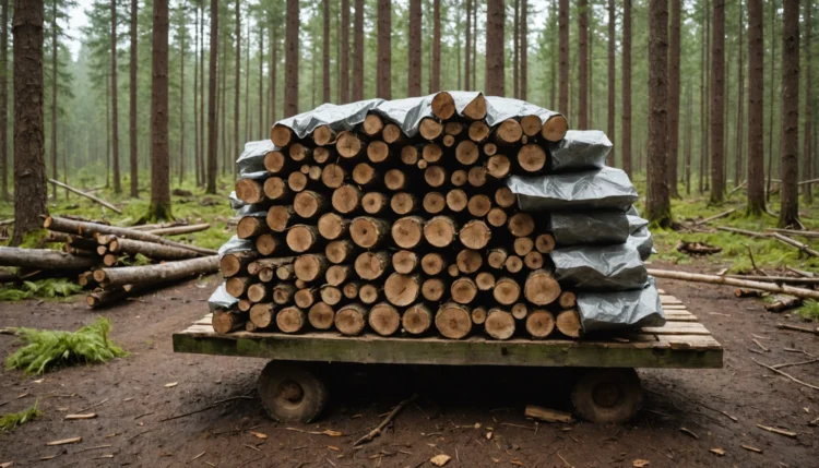 champignon sur bois de chauffage que faire