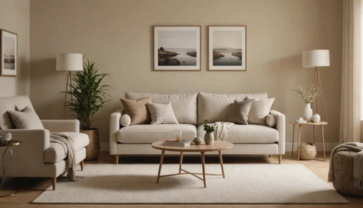 palette de couleurs beige pour mur