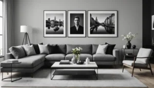 photos noir et blanc pour salon