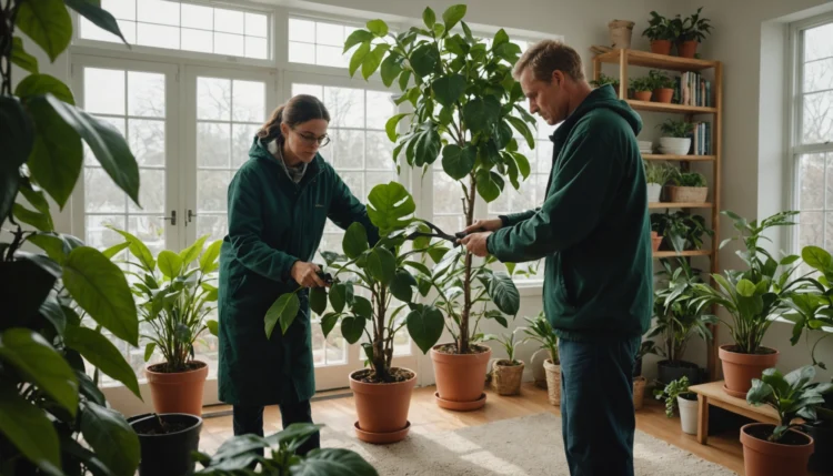 conserver et tailler la plante du midi en hiver