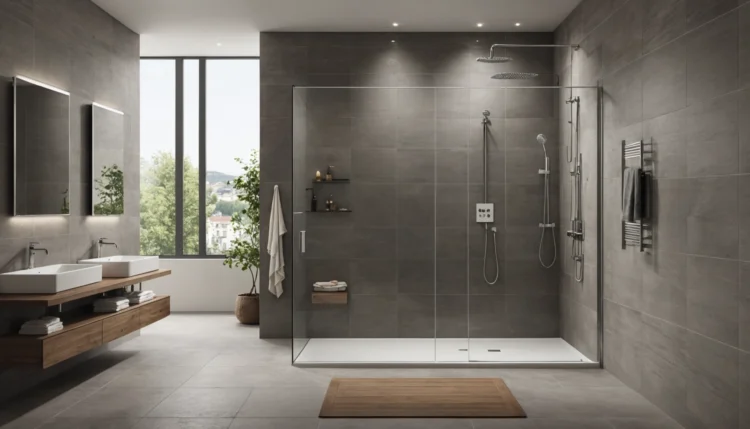 douche à l'italienne 120x90 expérience