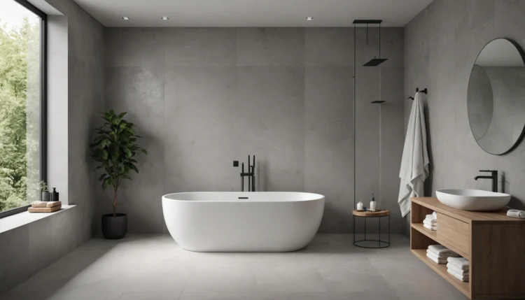 carrelage dans une salle de bain