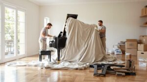 peut on coucher un piano pour le transporter