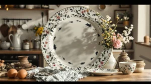 assiette arcopal myosotis