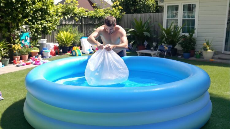 comment gonfler une piscine sans pompe