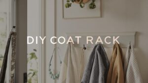 porte manteau mural diy