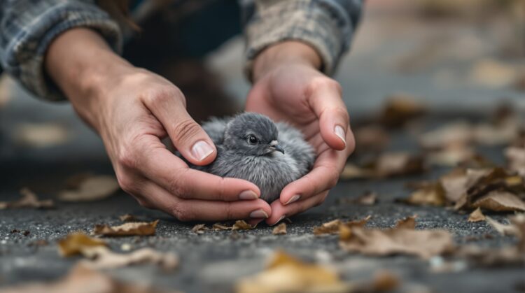 bébé pigeon
