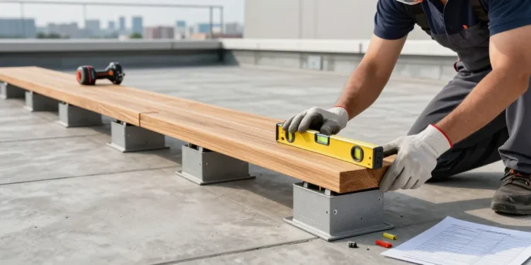 10 erreurs à éviter lors d'une pose de terrasse en bois sur plot