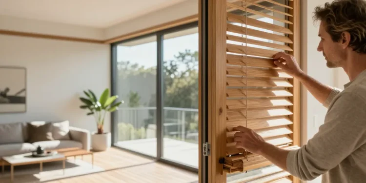 store californien en bois